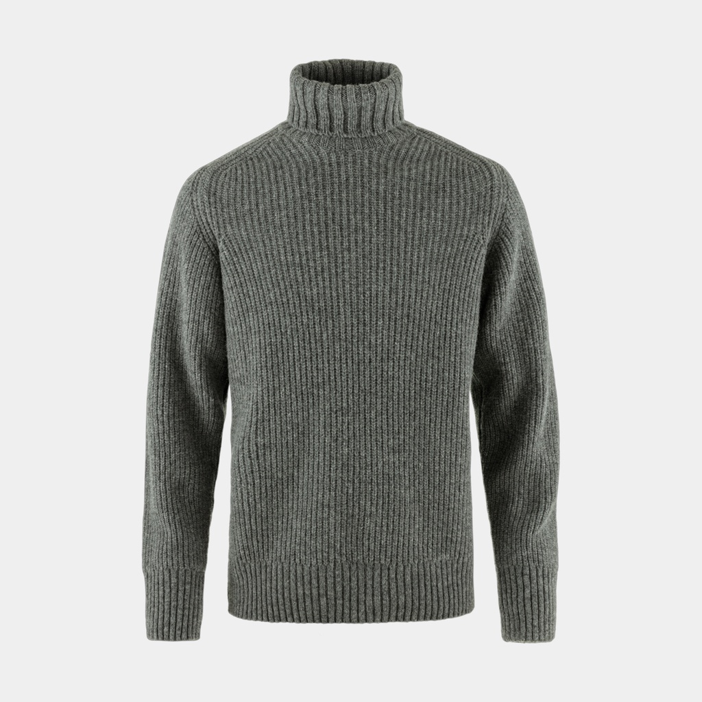 Ovik Roller Neck Sweater Grey / Melange