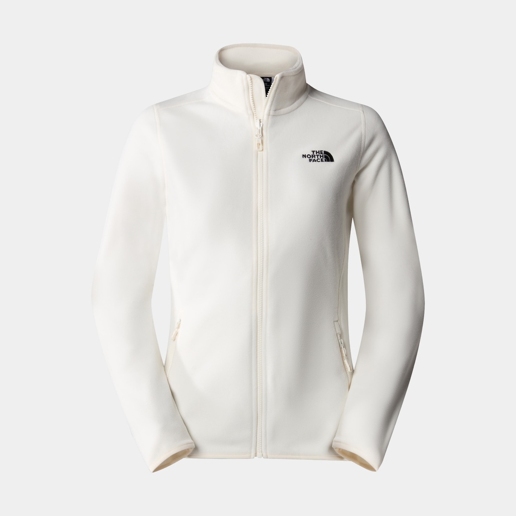 100 Glacier Full Zip Women White Dune