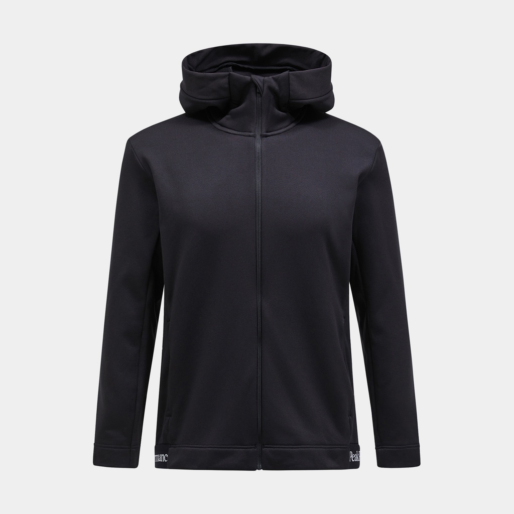 Rider Tech Zip Hood Black