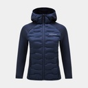 Argon Hybrid Hood Jacket Women Blue Shadow