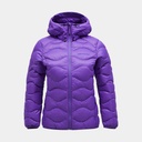 Helium Down Hood Jacket Women Royal Purple