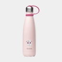 Bouteille Isotherme Kids 500ml Rose Tête de Mort