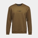 Heritage Wordmark Crewneck Dark Curry