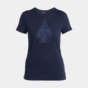 Tech Lite III Short Sleeves Tee 150 Women Hike Path Midnight Navy