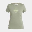 Tech Lite III Short Sleeves Tee 150 Women Camping Circle Lichen