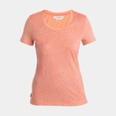 Tech Lite III Short Sleeves Scoop Tee 150 Women Through The Woods Glow