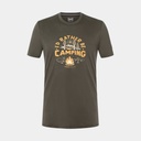 No Glamping Tee Jet Black / Various