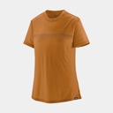 Capilene Cool Merino Graphic Shirt Women Fitz Roy Fader: Golden Caramel