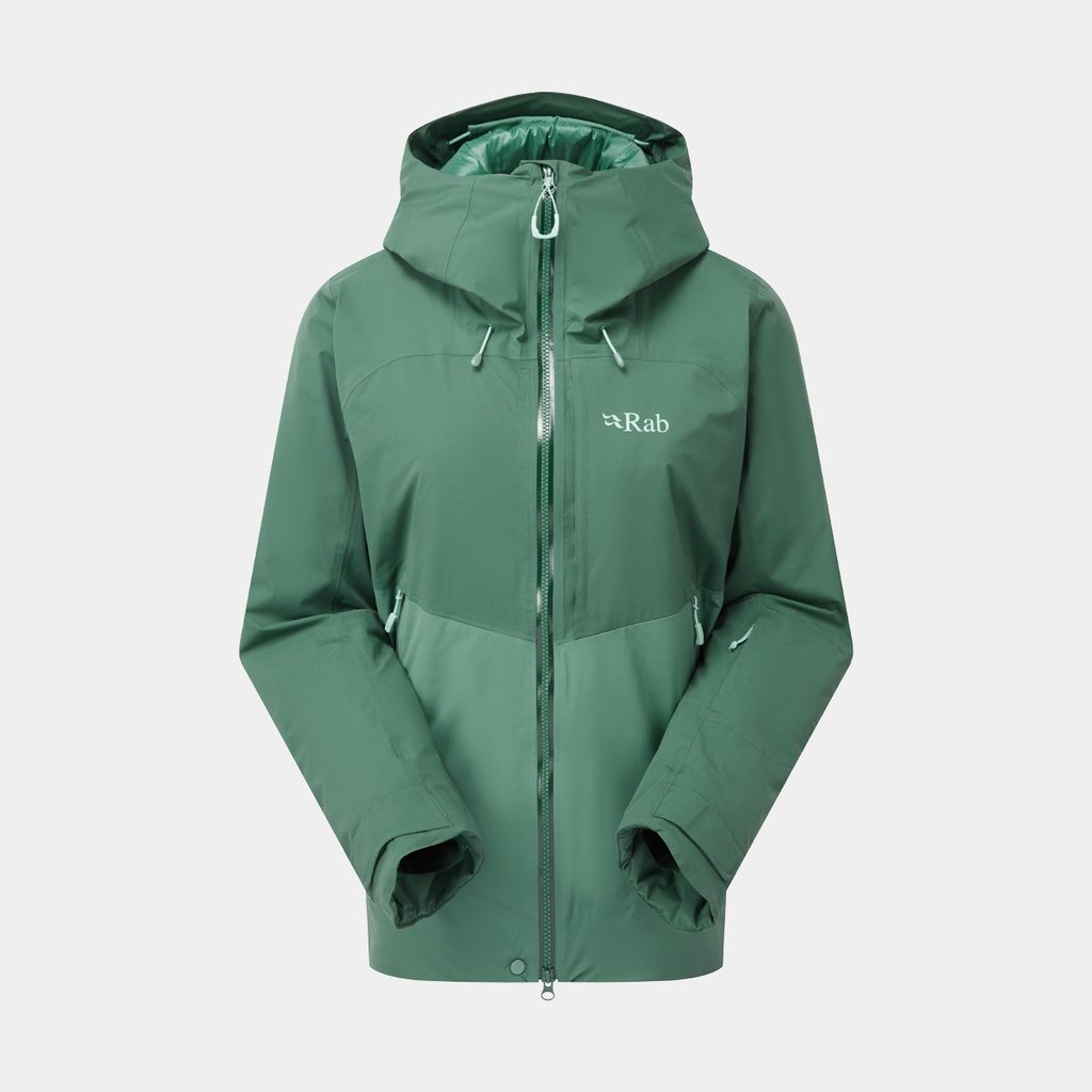 Khroma Diffract Jacket Women Green Slate / Eucalyptus