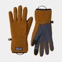Retro Pile Gloves Shelter Brown