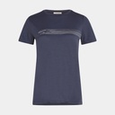 Tech Lite II Short Sleeves 150 Tee Camping Lines Women Graphite