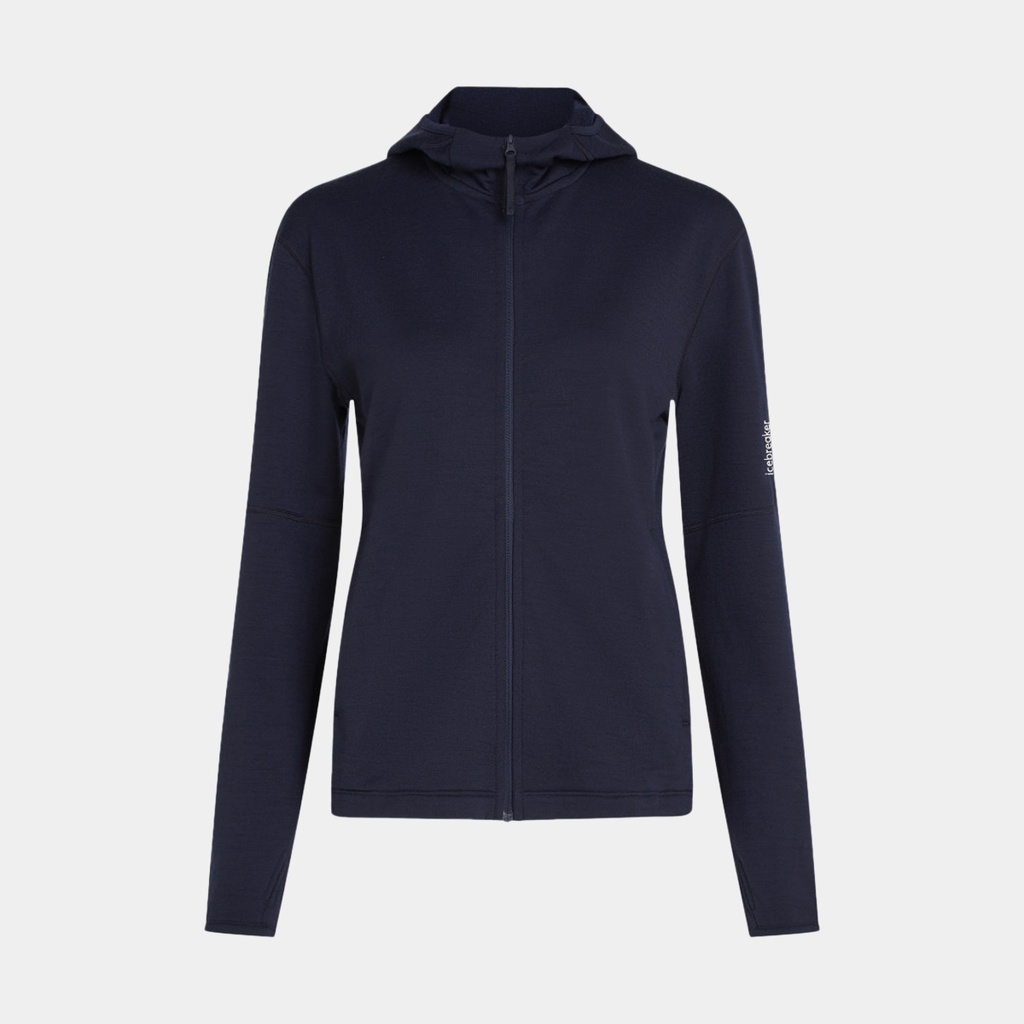 Realfleece Elemental Long Sleeves Zip Hoodie 360 Women Midnight Navy