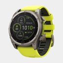 Fenix 8 Solar Sapphire Titanium w/ Yellow / Graphite Silicone Band