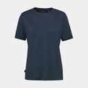 Crimp Logo Tee Women Tempest Blue
