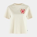 Fjällblomster Logo T-shirt Women Chalk White