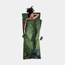 Travelsheet 100% Silk Dark Olive Green