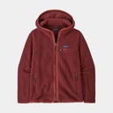 Retro Pile Hoody Women Sequoia Red