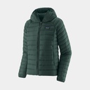 Down Sweater Hoody Women Cascade Green