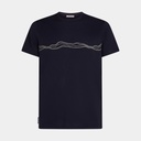 Tech Lite Short Sleeves Tee 150 Mountain Pulse Midnight Navy