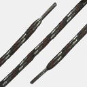 Lacets demi-ronds Noir / Brun / Gris