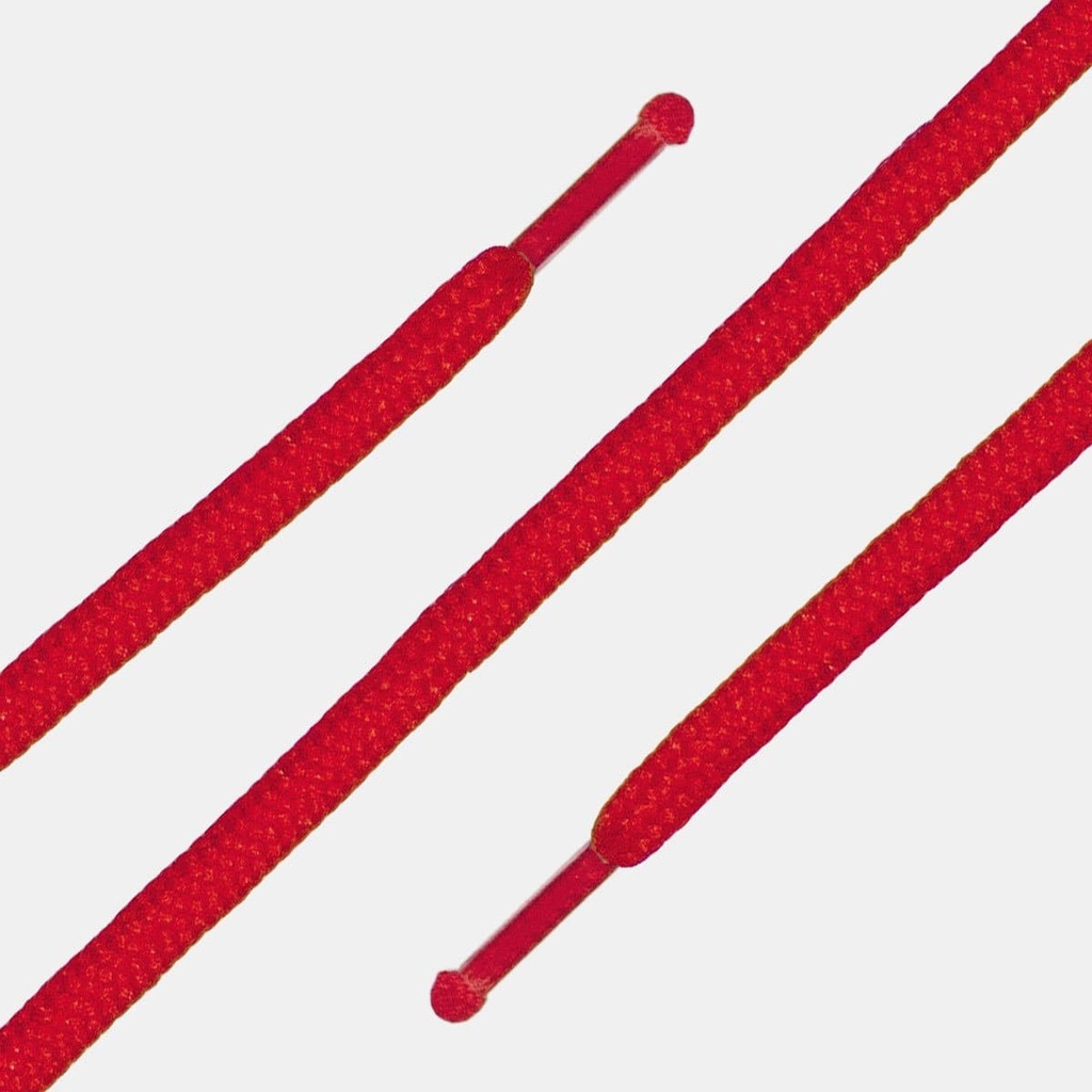 Lacets demi-ronds Rouge