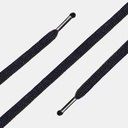 Lacets plats Noir