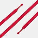 Lacets plats Rouge