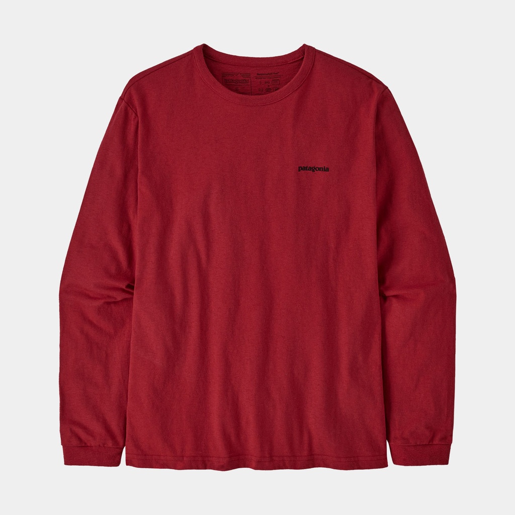 P-6 Logo Responsibili-Tee Long Sleeves Women Sumac Red