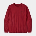 P-6 Logo Responsibili-Tee Long Sleeves Women Sumac Red